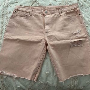 Men's jean shorts